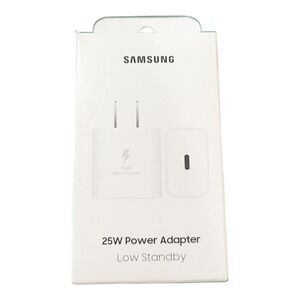 X2.‎ Samsung 25W Super Fast Wall Charger Low Standby - White